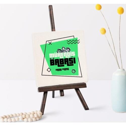 Fathers Day Custom Engineer Father Şovaleli Natural Stone-2