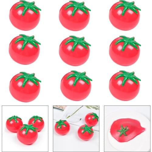 Kids Toys Squeeze Tomato Squishy Balls Stress Relief Fidget Toy Squeeze Decompression Fidget TPR RubberToy