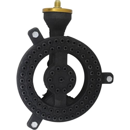 Ron propane burner head with cast iron fitting orifice For Clay pot stove Gas stove cast iron propane burner partscast i