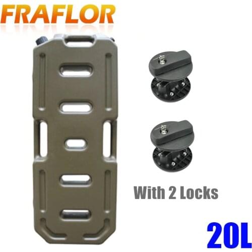 20Liter Petrol Jerry Cans Red Plastic Motorcycle Gasoline Fuel Tank Mount Lock 5 Gallon Gas Can Petrol Jerrycan Jerrican