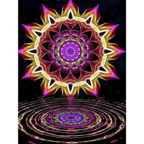 Kexinzu Full Square/Round 5D Diy Diamond Painting Cross Stitch "Scenery Mandala" Diamond 3D Embroidery Mosaic Home Crafts 3