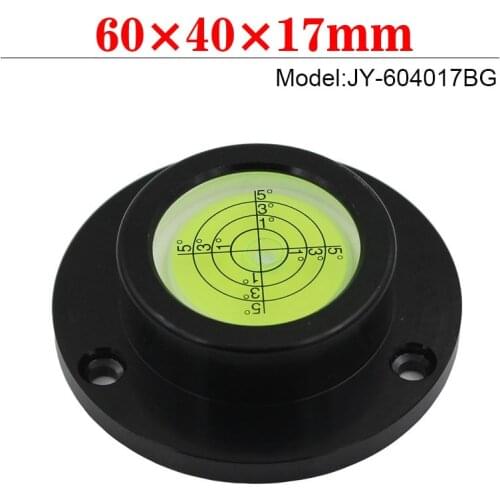 HACCURY Magnetic circular spirit level bulls eye level bubble mini universal level bubble 60x40x17mm