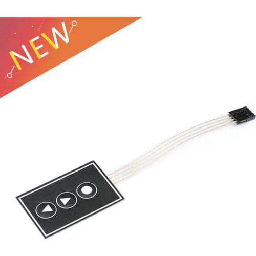 10Pcs 1x3 Matrix Array 3Key Button Membrane Switch Keypad Keyboard Control Panel DIY Kit For Arduino 1*3 Keys