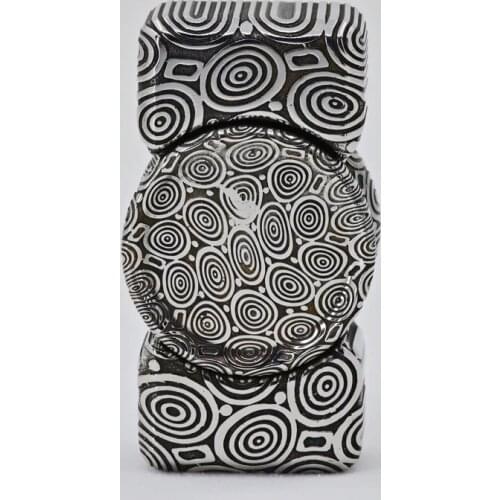 Mini Damascus Steel Fidget Spinner Adult Anti Stress Toys EDC Fingertip Gyro Individuality Men Gifts For ADHD Limited Edition