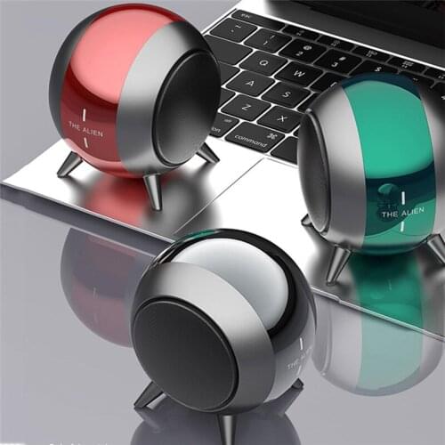Fashion Wireless Bluetooth Mini Speaker with Stable Stand, Microphone Stereo Sound Bass Tool
