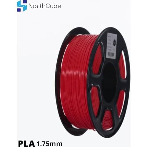 3D printer PLA Filament 1.75mm for 3D Printers, 1kg(2.2lbs) +/- 0.02mm red color