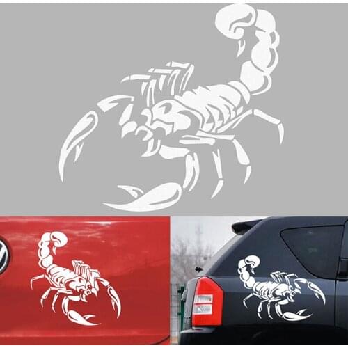 30CM New 3D Scorpion Car Stickers Car Styling Sticker for Cars Decoration DIY