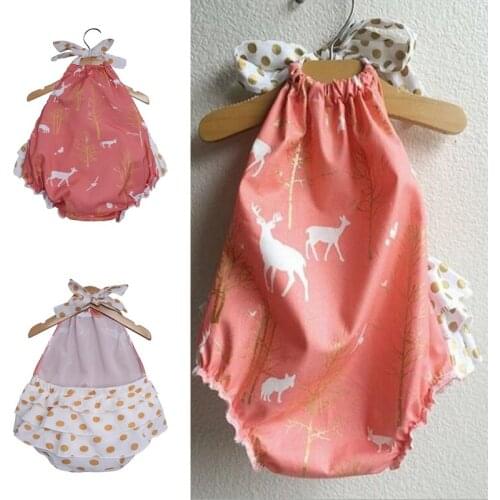 New Infant One-Pieces Toddler Jumpsuit Summer Baby Girl Rompers For Newborn Baby Clothes Fashion Belt Sleeveless Girls 0-24M