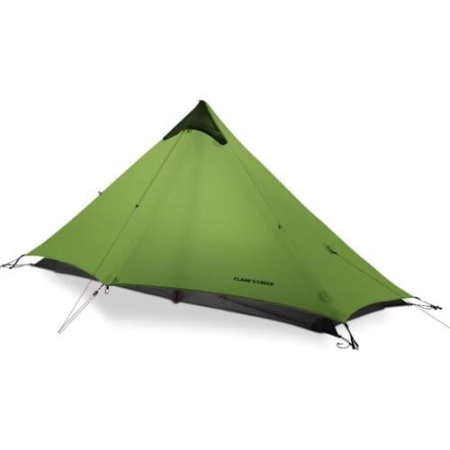 2020 LanShan 2 FLAMES CREED 2 Person Outdoor Ultralight Camping Tent 3 Season Professional 15D Silnylon Rodless Tent