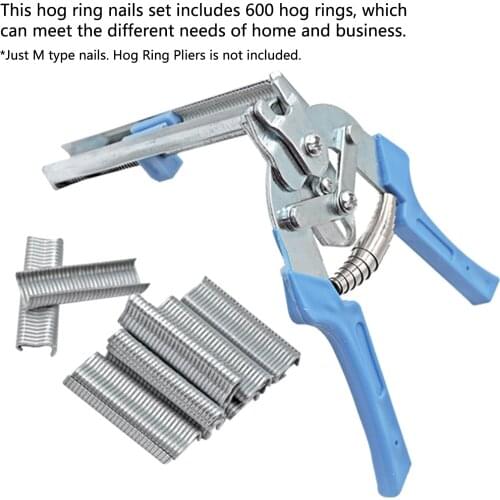 Hog Ring Pliers Repair Hand Tools for Animal Cages Wire Fencing