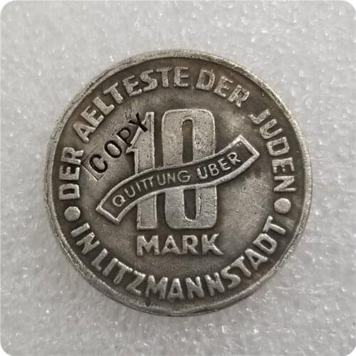 Poland : 10 MARK 1943 GETTO Juden COPY FREE SHIPPING