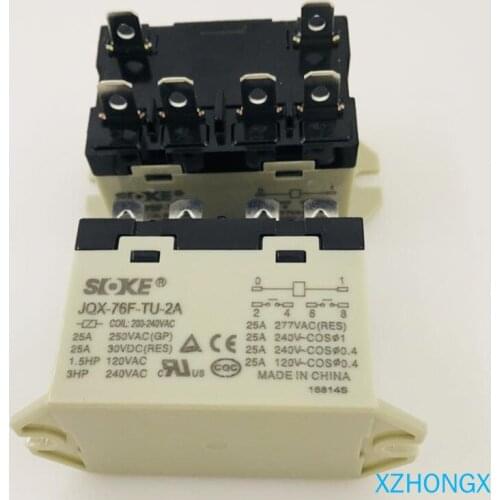 Relay 1pcs JQX-76F-TU-2A 200-240VAC