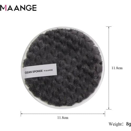 3pcs Beauty Lady Facial Body Powder Puff Round Shape Sponge Cosmetic Puff Soft Flannelette Face Cleaning Makeup Remove Puff Hot