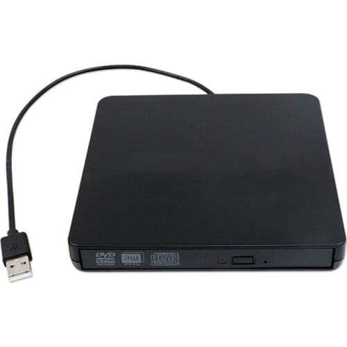 Slim External Optical Drive USB 3.0 DVD Combo DVD ROM Player CD-RW Burner Writer Plug and Play For Macbook Laptop Desktop PC