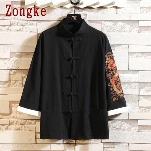 Мужские рубашки Zongke China At AliExpress