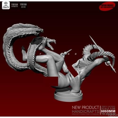 1/35 Resin Kits Satans daughter resin Soldier self-assembled TD-202039