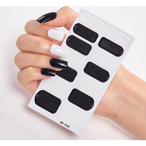 1 Piece Of French Full Coverage WomenS Party Salon Nail Polish Film Waterproof Art Design Nail Stickers Suitable For Daily Wear