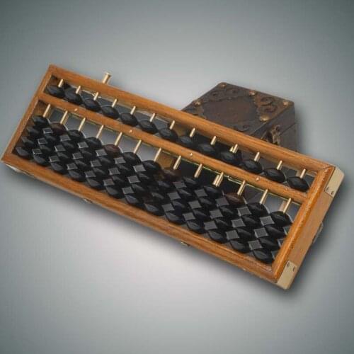 13 Column 5 Pearl Childrens Mental Arithmetic Soroban Abacus Student Wood Chinese Abacus Kids Computing Equipment Math Tool Toy