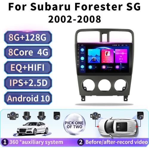 2 din Android 9.0 For Subaru Forester SG 2002 2003 2004-2008 android Video Multimedia Navigation Gps car radio gps NO DVD Player