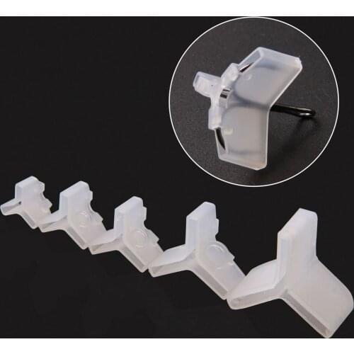 20Pcs Fishing Treble Hooks Covers Case Bonnets Caps Safety Protector Cover For Lures Hooks Fishing Accessories