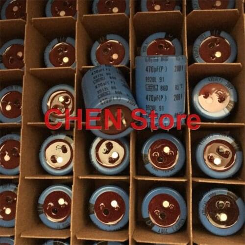 4pcs U.S SPRAGUE 80D 200V470UF 30X41MM CHEMI-CON 470UF 200V Audio frequency filter electrolytic capacitor NCC 470uf/200v
