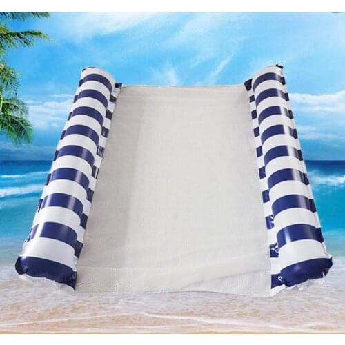 4-in-1 Inflatable Floating Chair Pool Floats Foldable Inflatable Water Hammock New Double Water Buoyancy Swimming Pool Buoy Bed