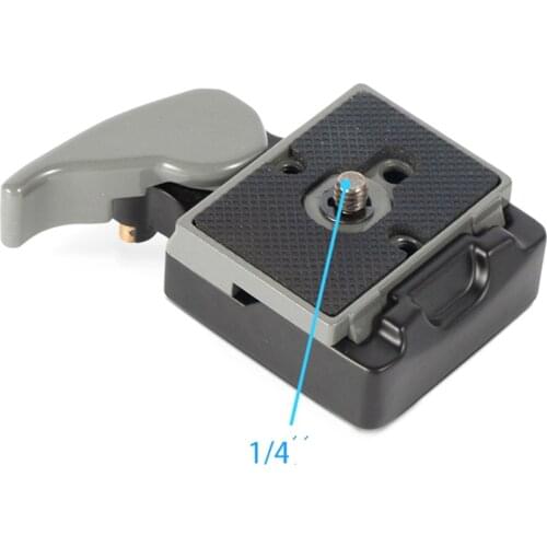 Quick Release Clamp Adapter For Camera Tripod with 200PL-14 Compat Plate Stabilizer Plate for DSLR 496RC 498RC2 Camera