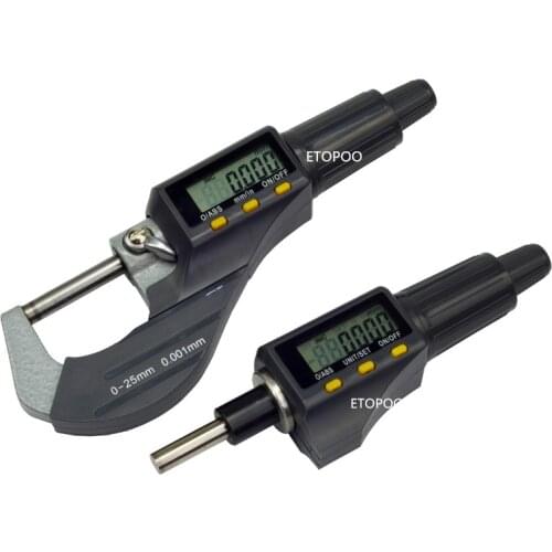 0-25mm digital micrometer electronic micrometer 0.001mm micron outside micrometer caliper gauge measuring tools cheapest price