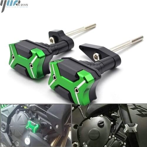 For Kawasaki ER-6N ER6N 2012-2016 2013 2014 Motorcycle Accessories Frame Sliders Screw Crash Pad Cover Falling Protector Guard