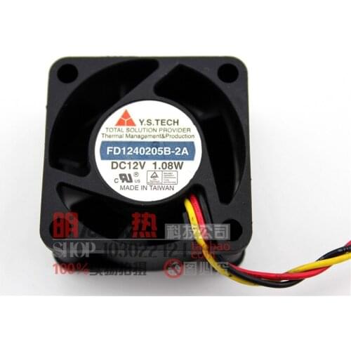 "FD1240205B-2A 12V 1.08W three-wire cooling fan