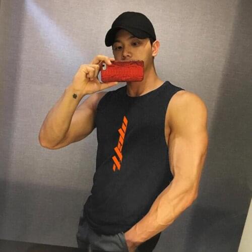 New Summer Fitness Fashion Workout Gym Quick Dry Mesh Tank Top Men Musculation Clothing Bodybuilding Sport Sleeveless Shirt Vest