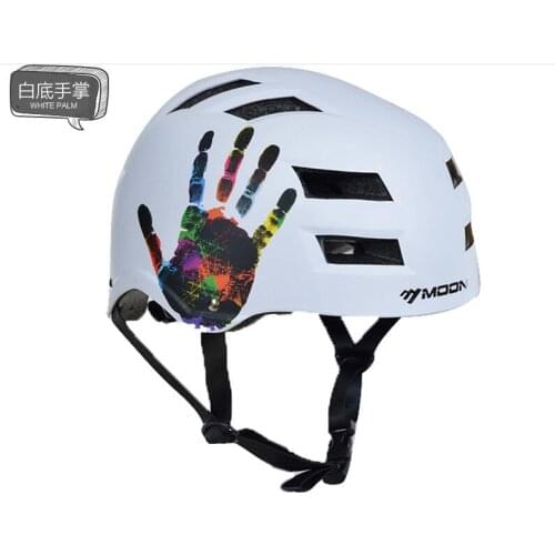 MOON skateboard helmet roller skating, skating, cycling, hip-hop helmet outdoor sports helmet