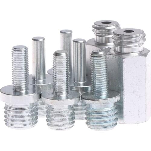Polishing Drill Adapter Thread Change Adaptor Round Shank Orbital Sander M14/M16/5/8"-11 New