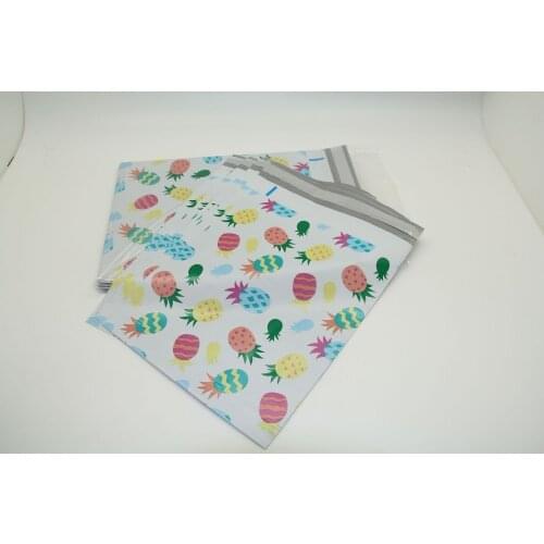 Pineapple pattern Plastic Post Mail Bags Poly Mailer Self Sealing Mailer Packaging Envelope Courier express bag lin3927