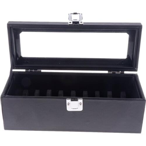 Bangle Bracelet Jewelry Box Organizer Display Storage Case with Lock Black