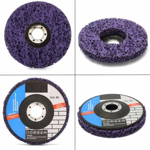 2pcs 125*22.23mm Grinding Disc 5 Inch 40 Grit Grinding Disc Wheel Paint for Angle Grinder