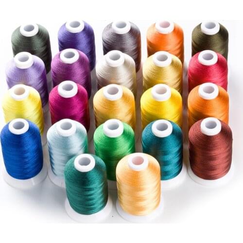 Simthread 1000 Meters Brother colors machine sewing thread high strength suitable for most machines
