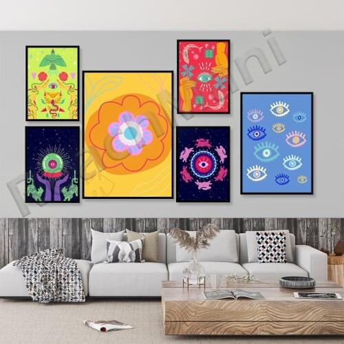 Blue Eye of Protection Evil Eye / Wall Art / Poster