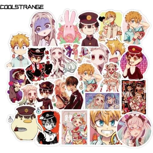 10/30/50Pcs Toilet-Bound Hanako-kun Japanese Anime Stickers For Laptop Skateboard Refrigerator Notebook Helmet Toy Cartoon