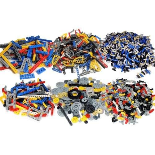 200Grams Building Blocks Technic Parts Liftarm Beam Connector MOC Brick Parts DIY Toys SUV Compatible with logoes Technic Bulk