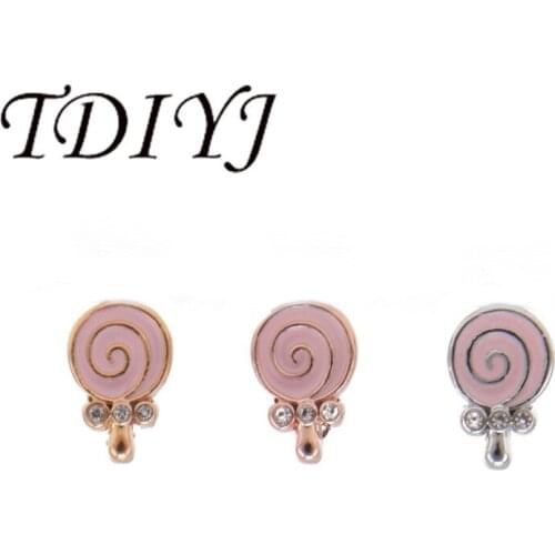 TDIYJ 8MM Wave Board Sugar Slide Charms Fit For Stainless Steel Mesh Bracelets Children Women Jewelry 12Pcs/lot