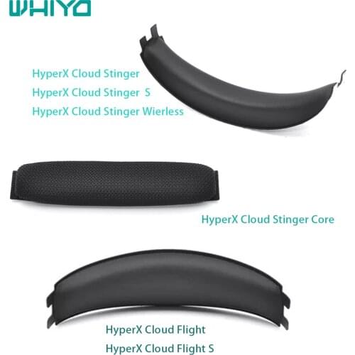 Whiyo Replacement Bumper for HyperX Cloud Flight, Stinger, S, Wireless, Core Headset Parts Ear Pads Headband Head band