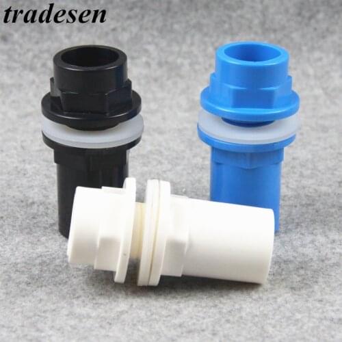 20-50mm PVC Pipe Connectors Thicken Fish Tank Pipe Drainage Connector Garden Drain UPVC Pipe Adapter Water Supply Pipe Fittings