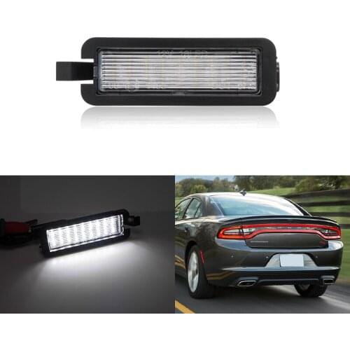 1x Fits For Chrysler 300 15-18 For Dodge Charger 15-18 Challenger 15-17 SMD White Canbus Led License Plate Light Lamp