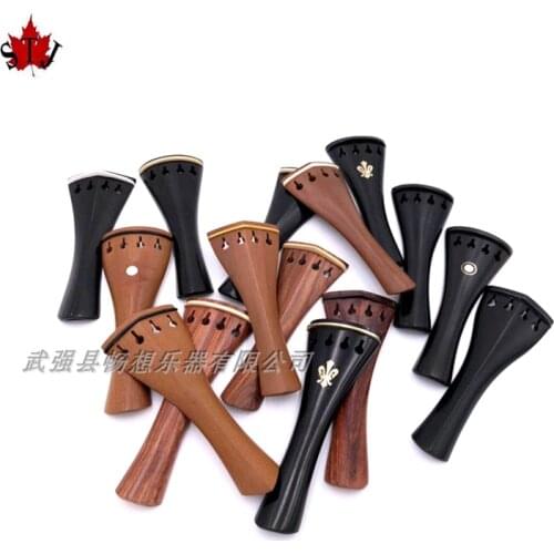 Violin Fittings 1 Sets boxwood,pegs,tailpiece,chinrests #6655