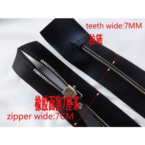 5# metal brass special airtight watertight waterproof zipper for diving suit zip 100cm 1pcs Insulation clothing hovercraft water