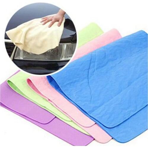 80% Hot Sale Magic Towel Cloth Absorber Synthetic Chamois Leather Goods Car Washing Hair Dry