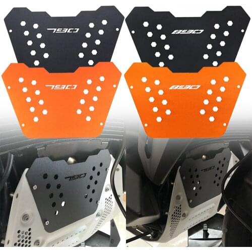 Motorcycle Aluminum Engine Guard Cover Protector Crap Flap Protector For 790 Adventure R/S 2019-2021 890 ADVENTURE/R 2020-2021