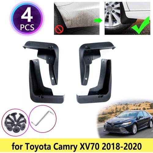 For Toyota Camry XV70 2018 2019 2020 Mudguards Mudflap Fender Mud Flaps Splash Flap Guards Front Rear Wheel Car Accessories ABS