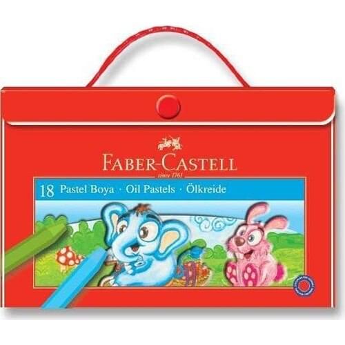 Faber-Castell Plastic Bag Holder Pastel Paint 18 Color School Material Stationery